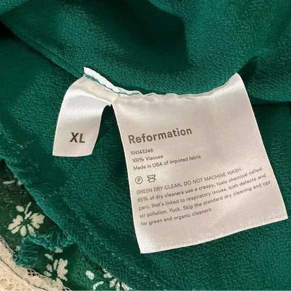 Reformation Lucky Mini Dress Upcycled - Picture 8 of 8